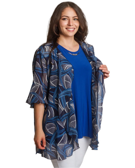 Официален макси комплект с потник и шифонено наметало - Maxi Market