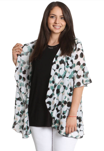 Стилен дамски сет от две части - 2XL,3XL,4XL,5XL - Пролет - Лято - Maxi Market