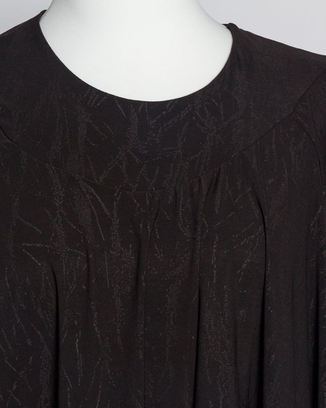 Tunică lejeră în mărimi mari cu accente din piele